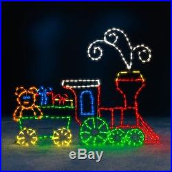 Outdoor Lighted 6 Christmas Locomotive Led Pre Lit Animated