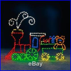 The 6 Foot Animated Holiday Locomotive Outdoor Christmas Train
