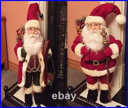 0.7m 2.4ft Father Christmas Standing Xmas Santa Claus Ornament Decoration 70cm