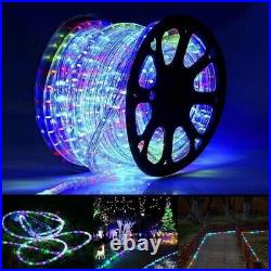 100-300Ft LED Rope Strip Light Waterproof Multi-color 4Mode Home Landscape Light
