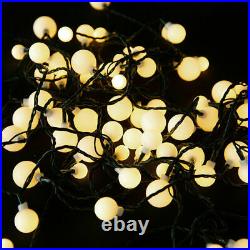 100/384/720 Led Warm White Berry Cluster Lights Xmas Christmas Wedding + Timer