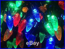 100 LED Multicolour Pine Cone Christmas Lights/8 Multi-Function/Indoor/Outdoor