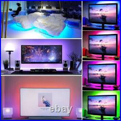 100 PCS USB 5V LED Strip Light TV backlight 5050 RGB Mood Light Color Changing L