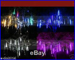 100 x 80CM 100CM Meteor Shower Rain Tubes LED Landscape Lights Garden Park Decor