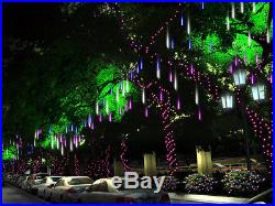 100 x 80CM 100CM Meteor Shower Rain Tubes LED Lights Garden Park XMAS Tree Decor