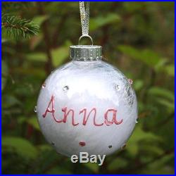 100mm Clear Seamless Plastic Glass Style Baubles Craft Christmas