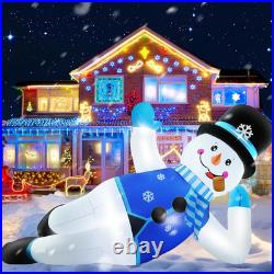 10FT Christmas Inflatables Snowman Outdoor Decorations, Blow up Yard Decorations