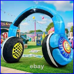 10FT Inflatable Headphones Archway for 80′s 90′s Party Decorations