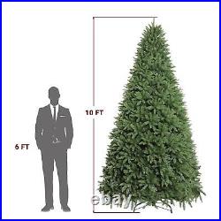 10Ft Christmas Tree Pre-Lit Xmas Tree with 1200 LED Lights Christmas