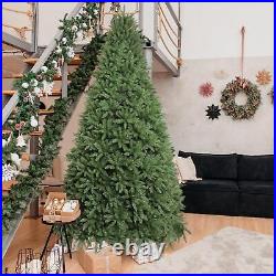 10Ft Christmas Tree Pre-Lit Xmas Tree with 1200 LED Lights Christmas