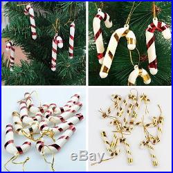 10PCS Christmas Candy Cane Ornaments Party Xmas Tree Hanging Decoration Decor