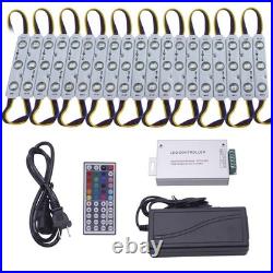 10-100FT Waterproof 5050 SMD 3 LED Module Lights Store Front Window Sign Lamp