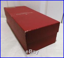 10 1/4 Waterford Crystal Christmas Tree Topper with Red Satin Lined Box