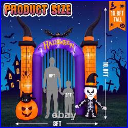 10.8FT Halloween Inflatables Archway Outdoor Decoration
