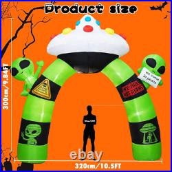 10 FT Alien Halloween Inflatable Archway, Halloween Inflatables Outdoor