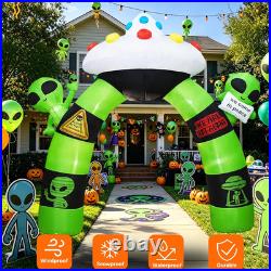 10 FT Alien Halloween Inflatable Archway, Halloween Inflatables Outdoor