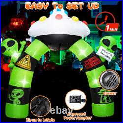 10 FT Alien Halloween Inflatable Archway, Halloween Inflatables Outdoor
