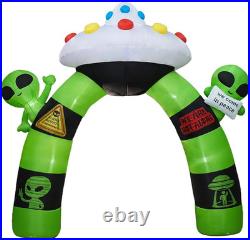 10 FT Alien Halloween Inflatable Archway, Halloween Inflatables Outdoor