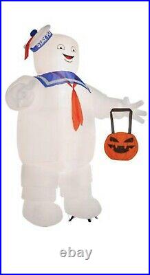 10 Ft Gemmy Ghostbusters Stay Puft Marshmallow Man Airblown Inflatable Led Yard