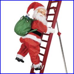10' LED Outdoor Animated Super Climbing Santa Fun Christmas Holiday Decor