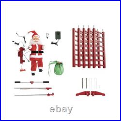10' LED Outdoor Animated Super Climbing Santa Fun Christmas Holiday Decor