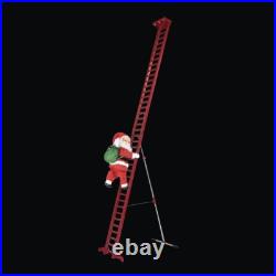 10' LED Outdoor Animated Super Climbing Santa Fun Christmas Holiday Decor