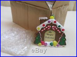 10 New Xmas Ornaments Ginger Bread Picture Frames 3 Candy Houses New Wrapped
