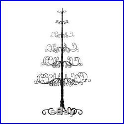 10' Patch Magic Wrought Iron Ornament Tree, Christmas Tree Nwob