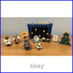 10 Piece Best Friends Christmas Pageant Nativity Set