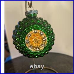 (10) Rare Christopher Radko Shiny Brite Jumbo Ripple Glass Christmas Ornament 3