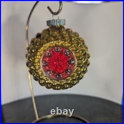 (10) Rare Christopher Radko Shiny Brite Jumbo Ripple Glass Christmas Ornament 3 (10) Rare Christopher Radko Shiny Brite Jumbo Ripple Glass Christmas Ornament 3