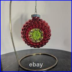 (10) Rare Christopher Radko Shiny Brite Jumbo Ripple Glass Christmas Ornament 3 (10) Rare Christopher Radko Shiny Brite Jumbo Ripple Glass Christmas Ornament 3