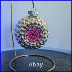 (10) Rare Christopher Radko Shiny Brite Jumbo Ripple Glass Christmas Ornament 3 (10) Rare Christopher Radko Shiny Brite Jumbo Ripple Glass Christmas Ornament 3