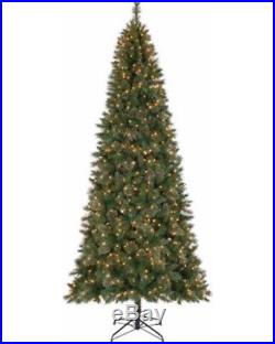 10 ft. Juniper Spruce Quick-Set Christmas Tree 900 Clear Lights TGA0M4B65C00