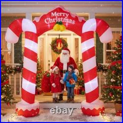 10ft 2025 Giant Candy Arch Inflatable Decoration Merry Christmas Arch Outdoor