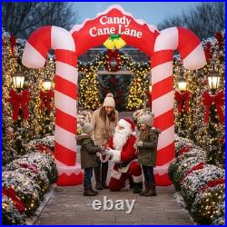 10ft 2025 Giant Candy Arch Inflatable Decoration Merry Christmas Arch Outdoor