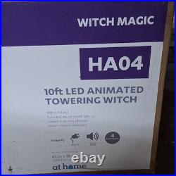 10ft LED Animatronic Witch with Sound, Motion Sensor
