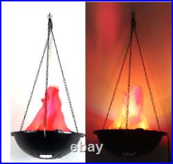 10x LED Flame Lamp Hanging Fake Fire Simulated Halloween Xmas Decoration Light