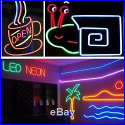 110V 3'-330' LED Neon Rope Lights Commercial Flex Flexible Tube Sign Decorative