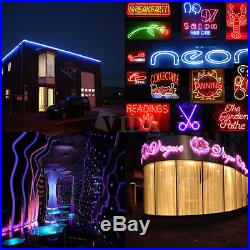 110V 3'-330' LED Neon Rope Lights Commercial Flex Flexible Tube Sign Decorative
