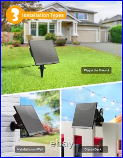 116FT Solar Lights Outdoor Waterproof with Remote, G40 Patio Lights with 50+2