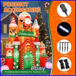 11FFT Christmas Inflatables Candy Castle 2025 NEW LED Outdoor ...