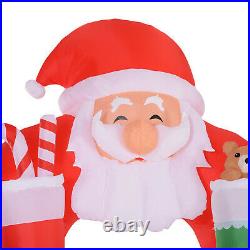 11' Christmas Inflatable Archway Indoor Outdoor Decoration Santa Claus