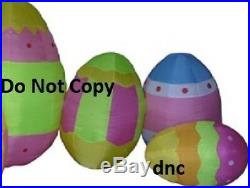 11' Easter Bunny EGG PATCH Lighted AIR Blown Inflatable Yard Deocr