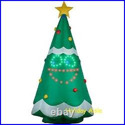 11 FT GIANT SINGING LIGHTSYNC CHRISTMAS TREE Airblown Yard Inflatable FACE MOVES
