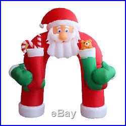 11 FT Led Lighted Santa Arch Outdoor Indoor Christmas Yard Decoration Display