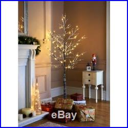 120 LED light 8 Function Control Snowy Twig Christmas Home Decoration Tree 6ft