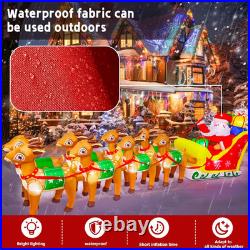 12FT Christmas Inflatables Santa Claus and Reindeer NEW LED Outdoor Decoration 12FT Christmas Inflatables Santa Claus and Reindeer NEW LED Outdoor Decoration
