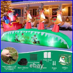12FT Christmas Inflatables Santa Sleigh 2025 NEW LED Outdoor Decoration 12FT Christmas Inflatables Santa Sleigh 2025 NEW LED Outdoor Decoration