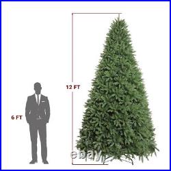 12FT Christmas Tree Pine Automatic Artificial Festival Xmas Indoor Outdoor Decor